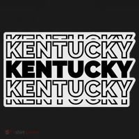 Kentucky Typography Mashup Apron thumb 3