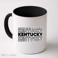 Kentucky Typography Mashup Coffee Mug thumb 0