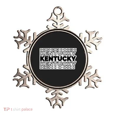 Kentucky Typography Mashup Ornament