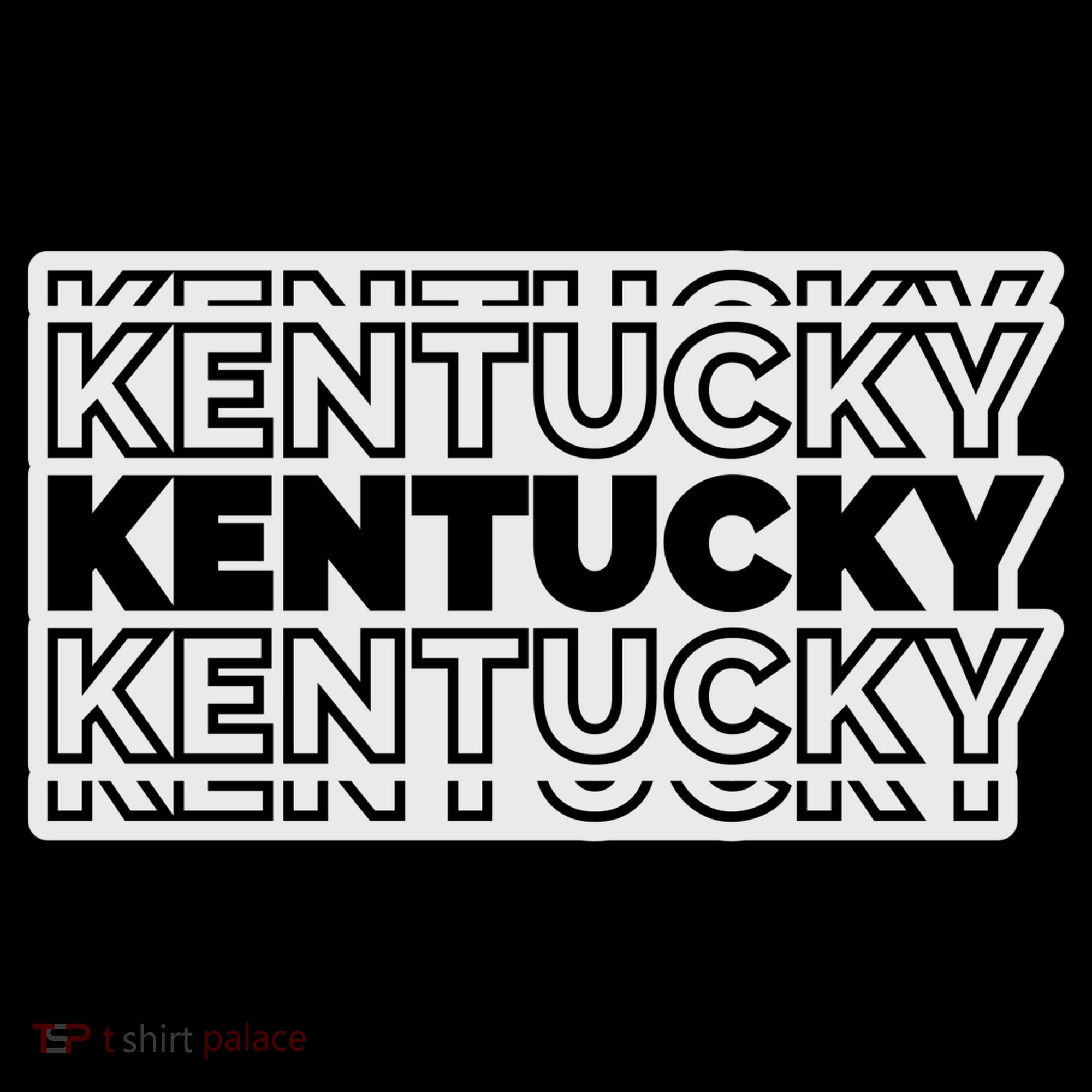 Kentucky Typography Mashup Ornament
