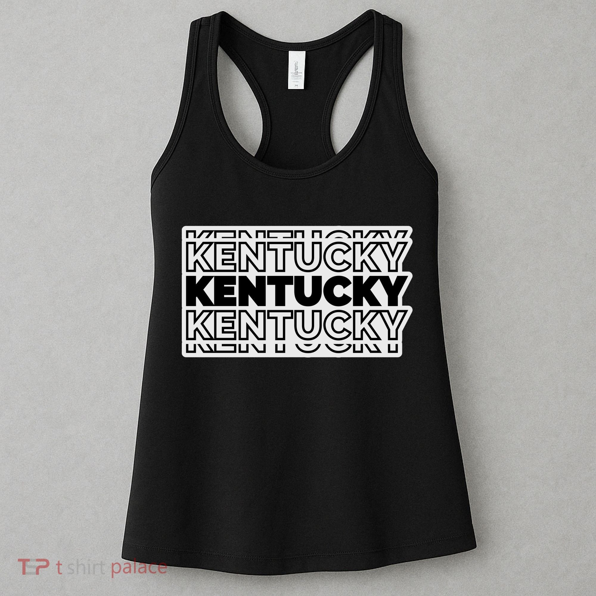 Kentucky Typography Mashup Women's Tank Top