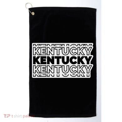 Kentucky Typography Mashup Golf Towel