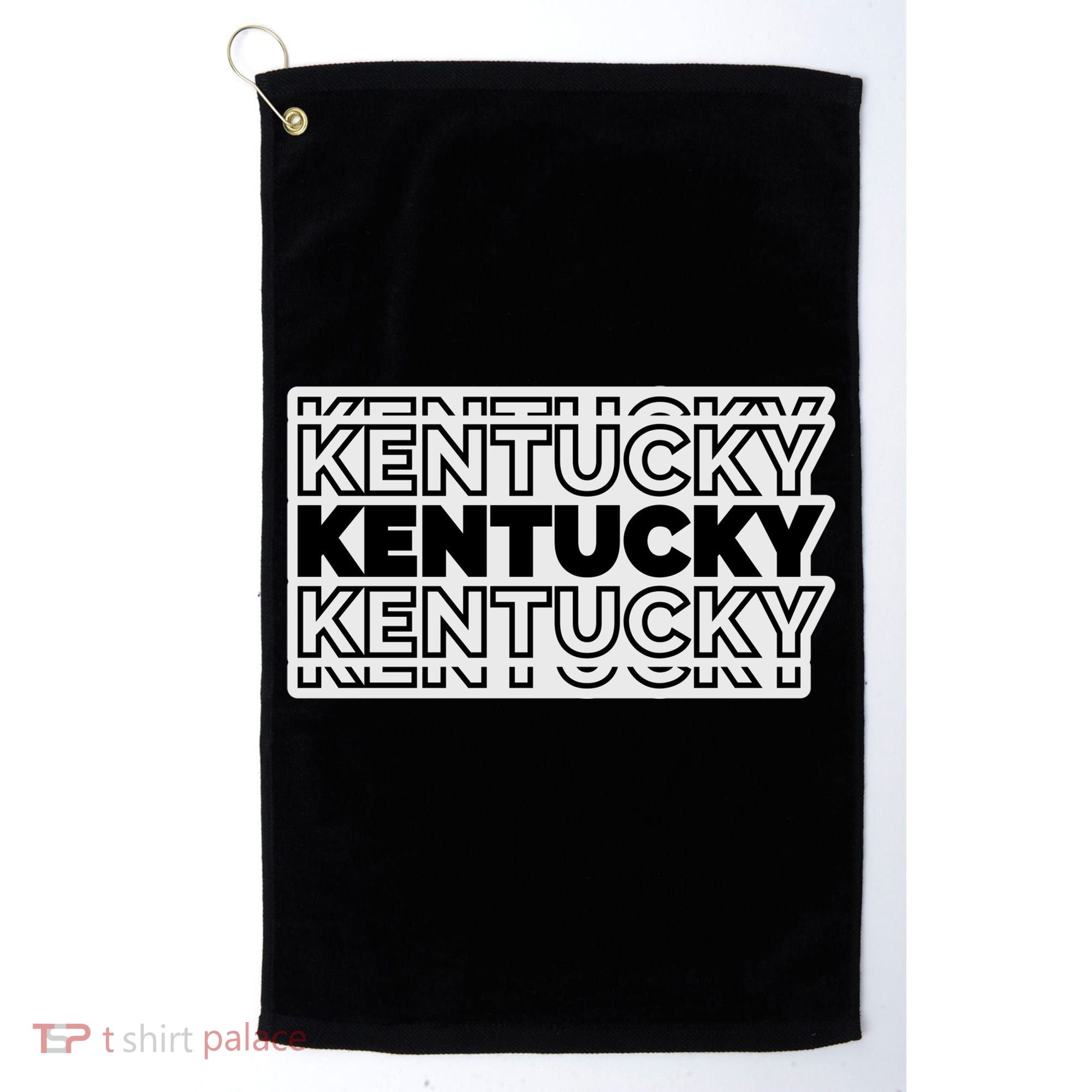 Kentucky Typography Mashup Golf Towel