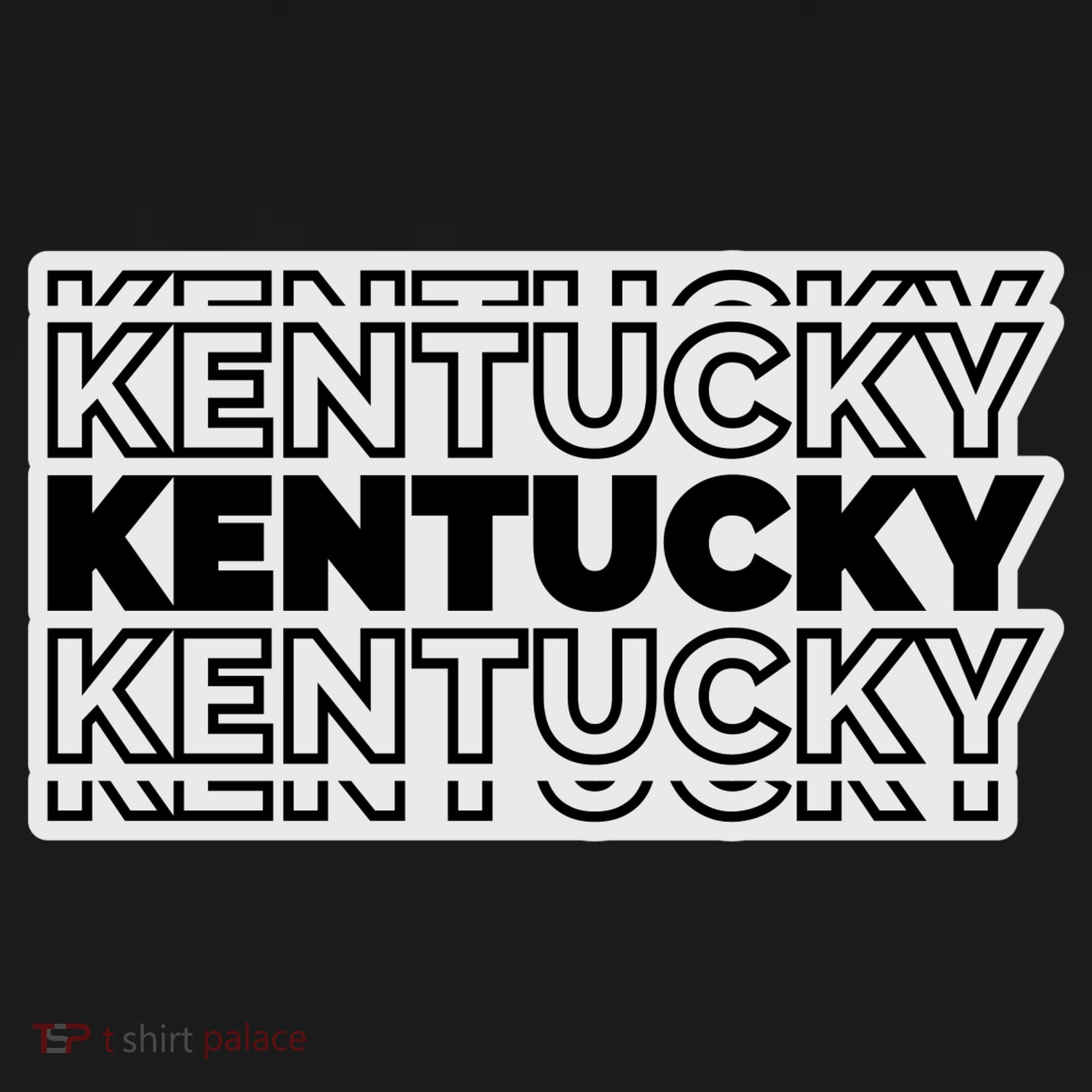 Kentucky Typography Mashup Women's Long Sleeve Shirt