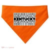 Kentucky Typography Mashup USA-Made Doggie Bandana thumb 0