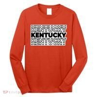 Kentucky Typography Mashup Long Sleeve Shirt thumb 0