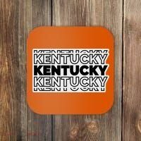 Kentucky Typography Mashup Coaster thumb 0