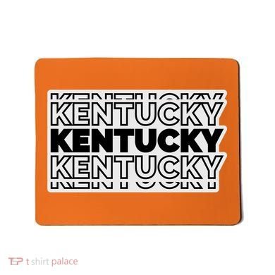 Kentucky Typography Mashup Mousepad