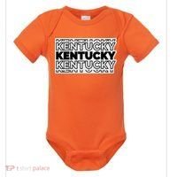 Kentucky Typography Mashup Baby Bodysuit thumb 0