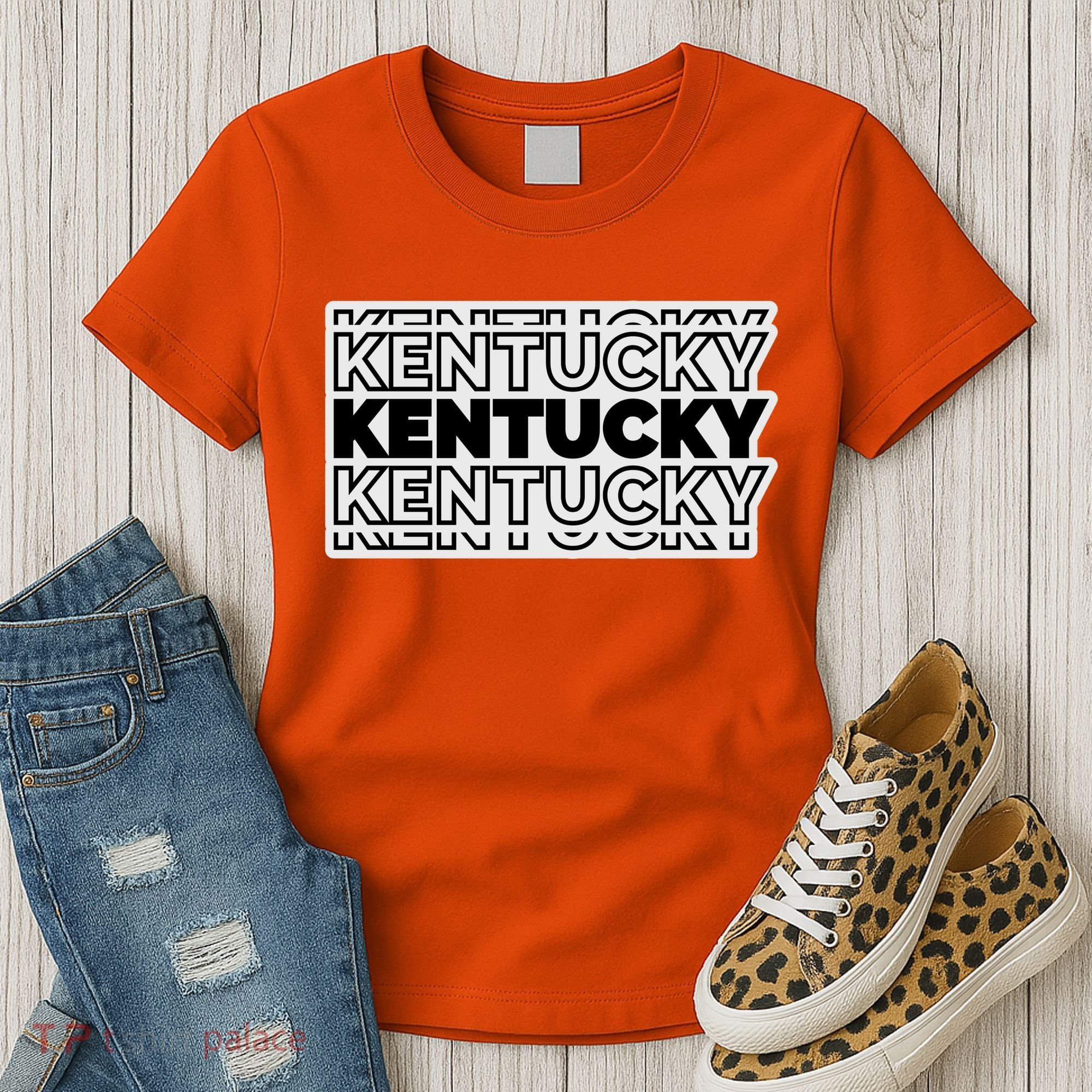 Kentucky Typography Mashup Women's T-Shirt