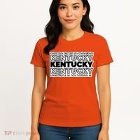 Kentucky Typography Mashup Women's T-Shirt thumb 4