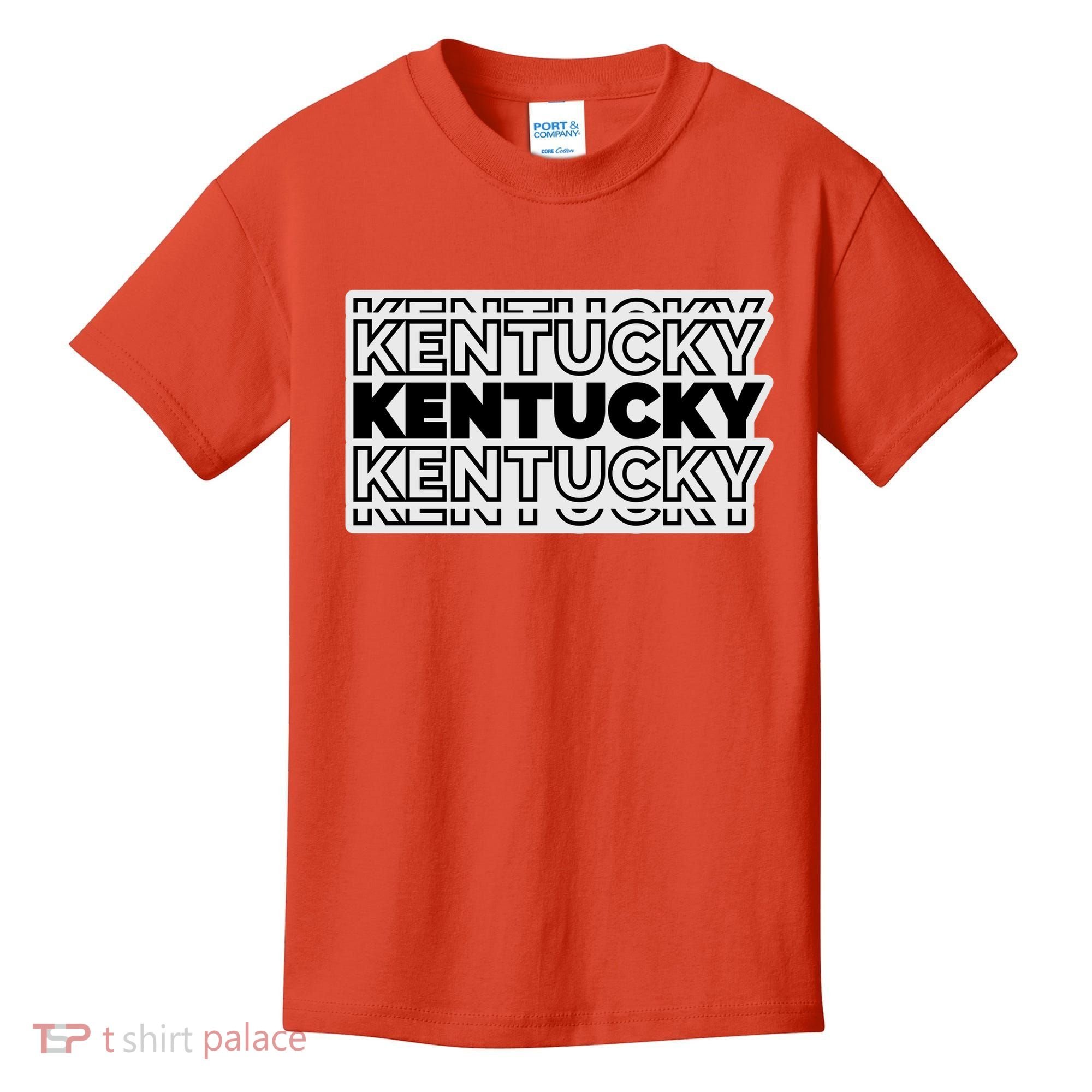 Kentucky Typography Mashup Kids T-Shirt