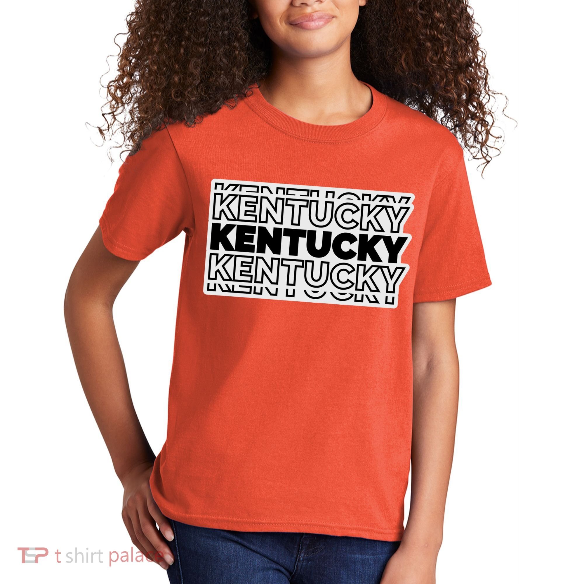 Kentucky Typography Mashup Kids T-Shirt