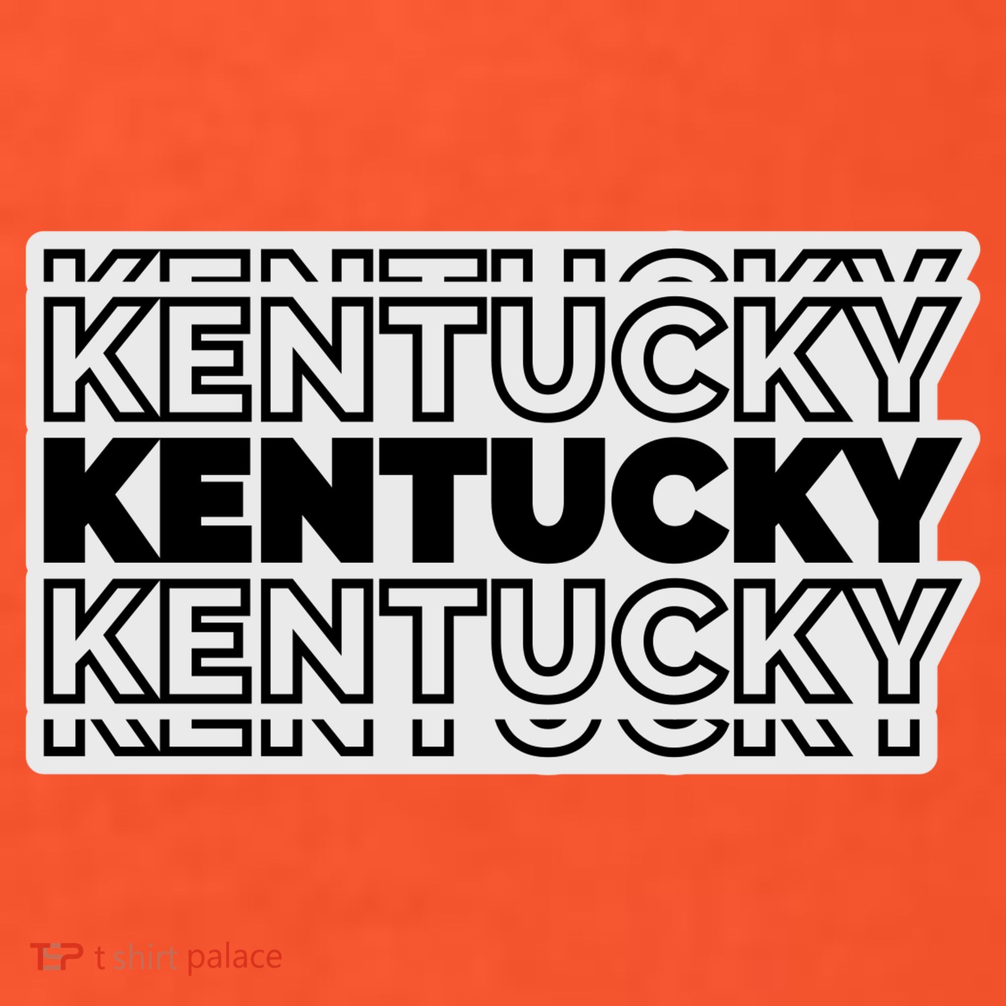 Kentucky Typography Mashup Kids T-Shirt