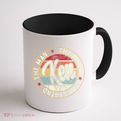 Ken The Man The Myth The Legend First Name Ken Coffee Mug back