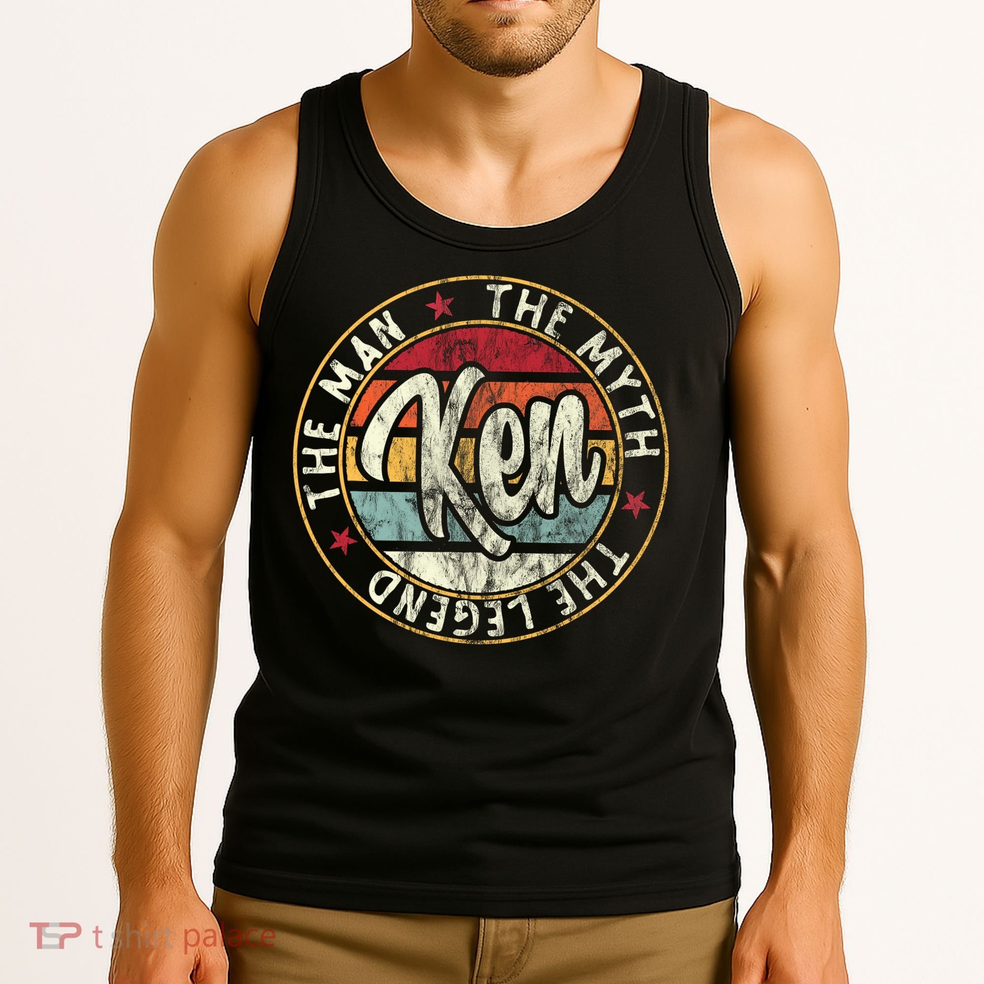 Ken The Man The Myth The Legend First Name Ken Tank Top