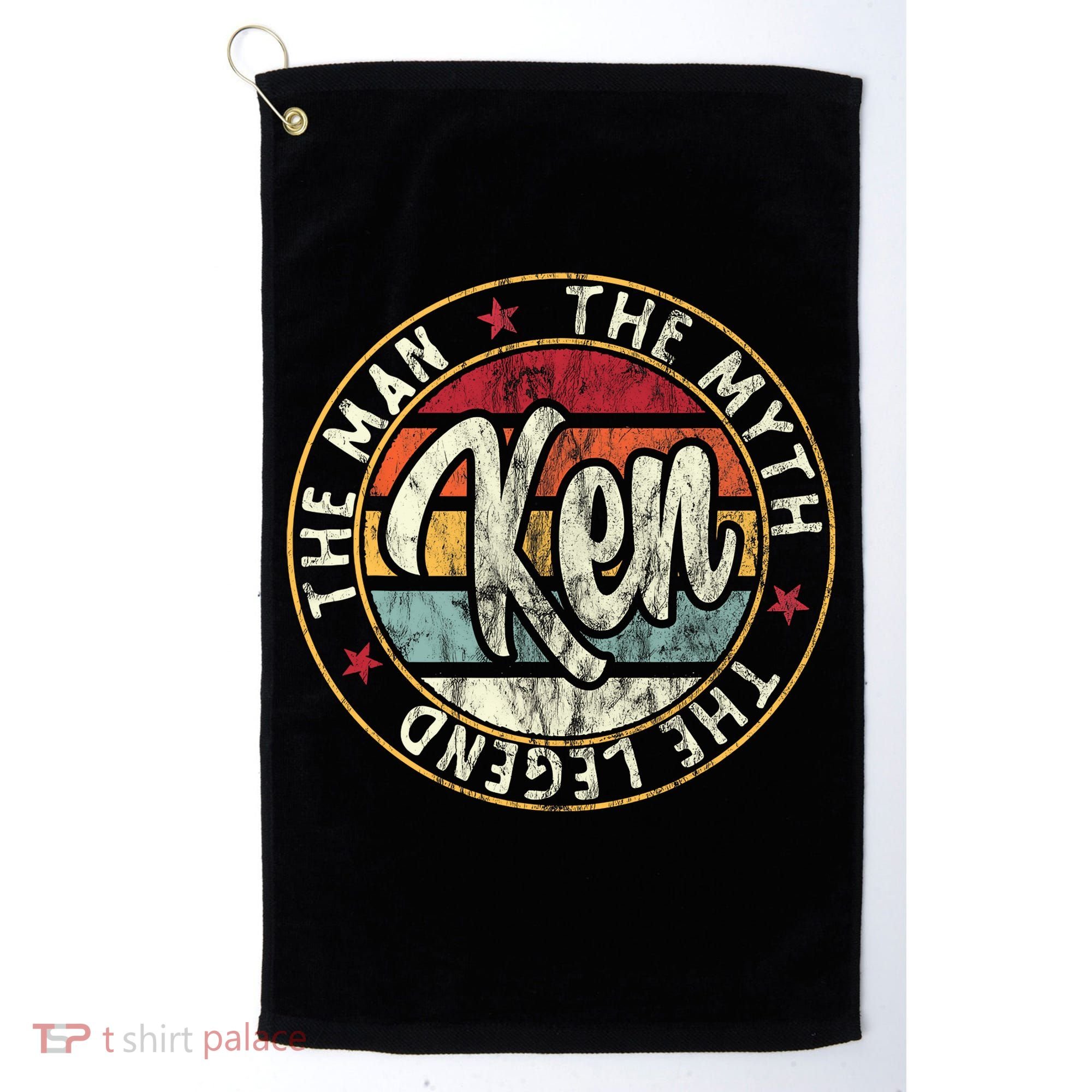 Ken The Man The Myth The Legend First Name Ken Golf Towel