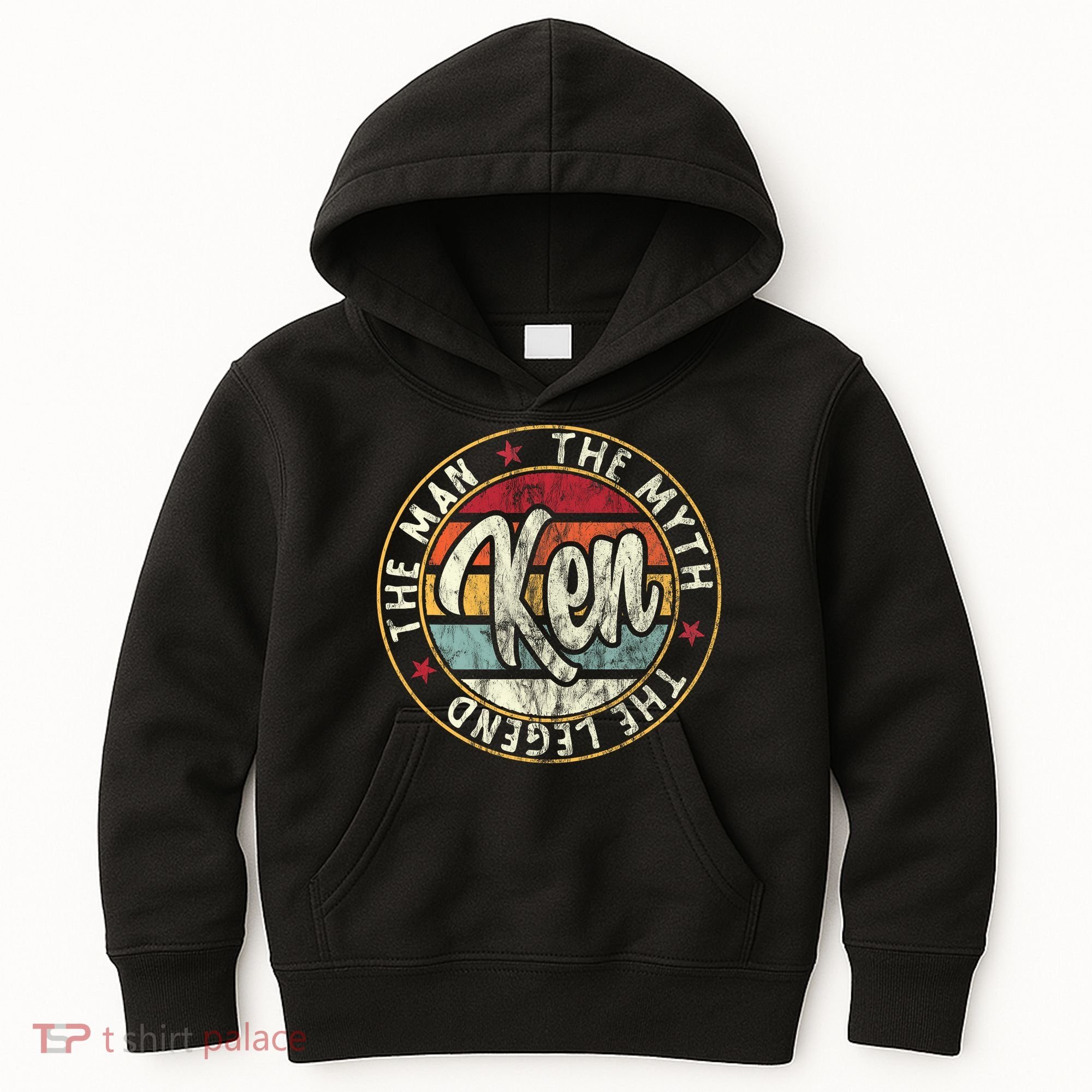 Ken The Man The Myth The Legend First Name Ken Kids Hoodie