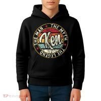 Ken The Man The Myth The Legend First Name Ken Kids Hoodie thumb 4