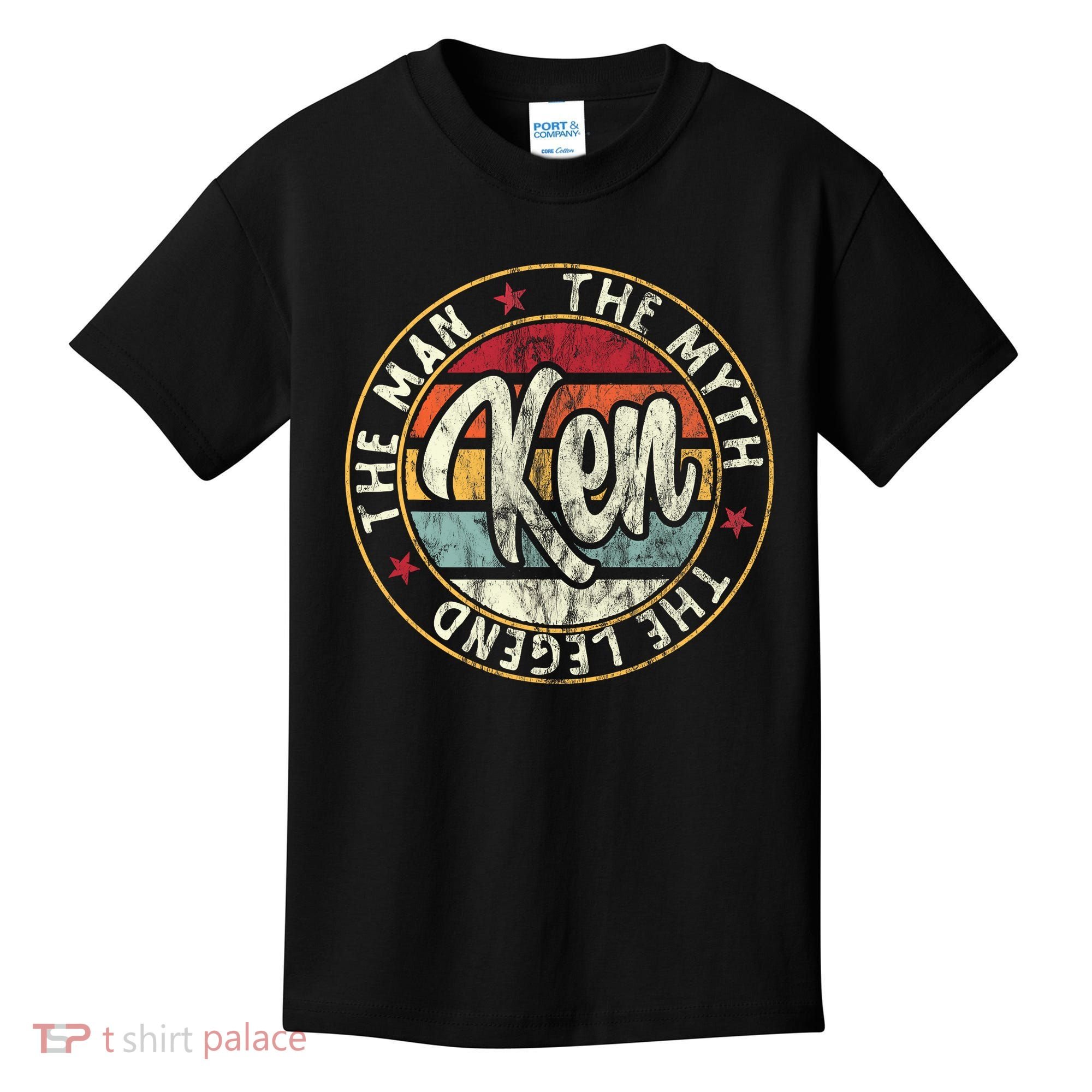 Ken The Man The Myth The Legend First Name Ken Kids T-Shirt