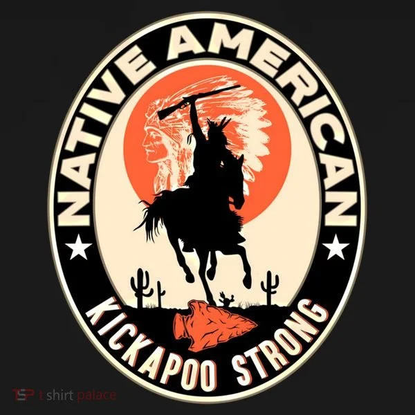 Kickapoo Tribe Native American Indian Pride Strong Gift Doggie Tank