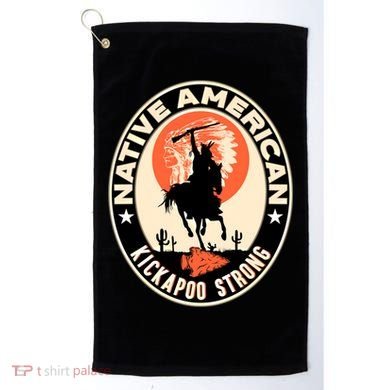 Kickapoo Tribe Native American Indian Pride Strong Gift Golf Towel
