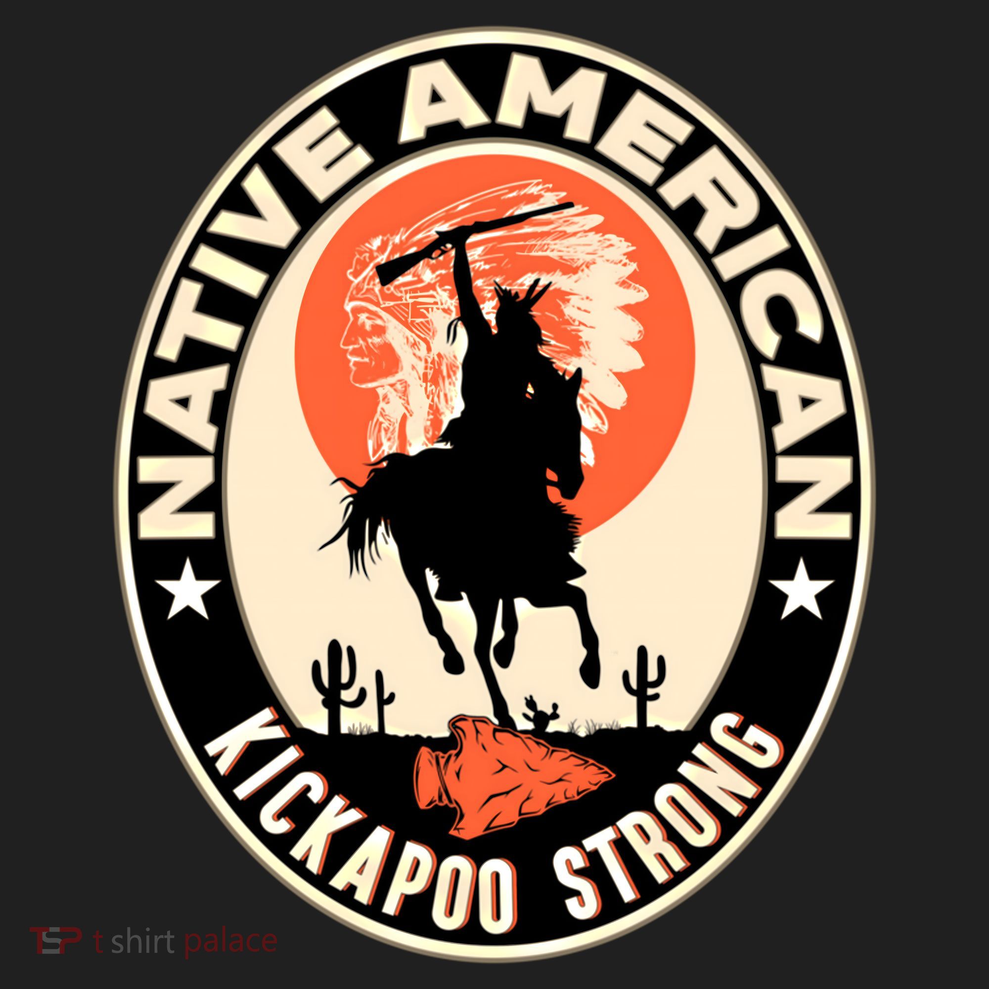 Kickapoo Tribe Native American Indian Pride Strong Gift Golf Towel