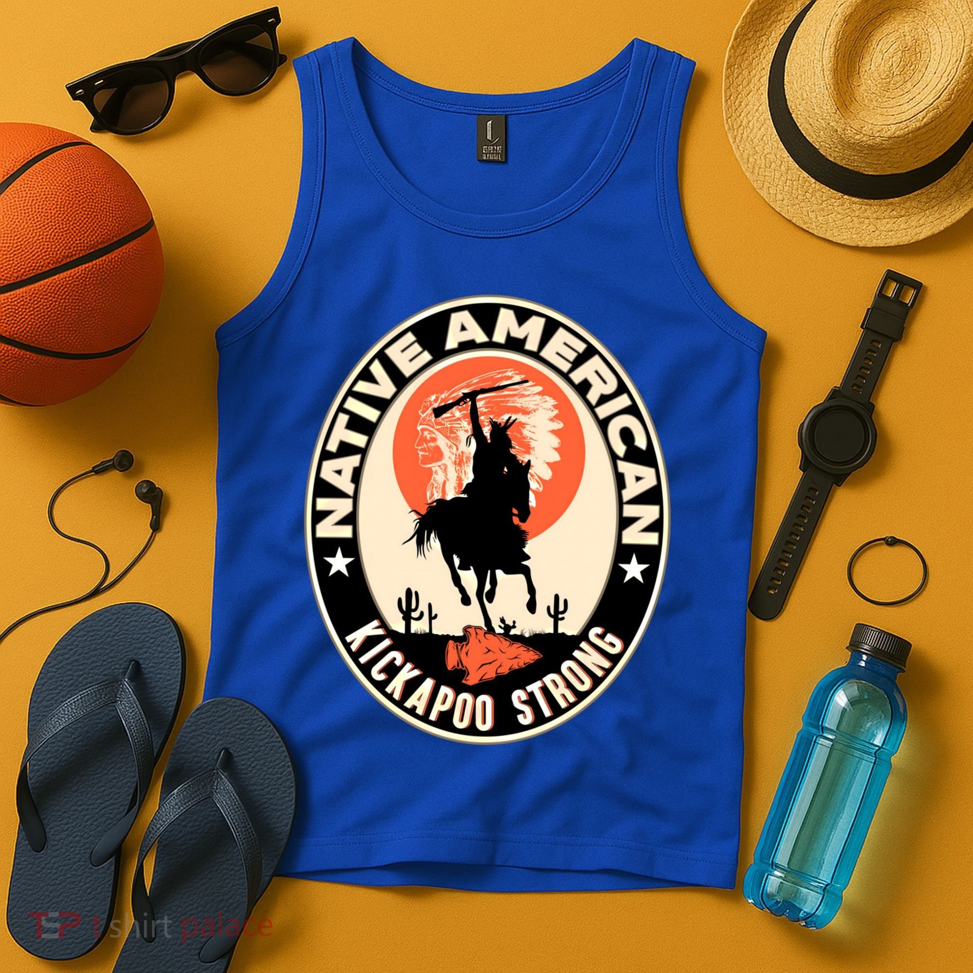 Kickapoo Tribe Native American Indian Pride Strong Gift Tank Top