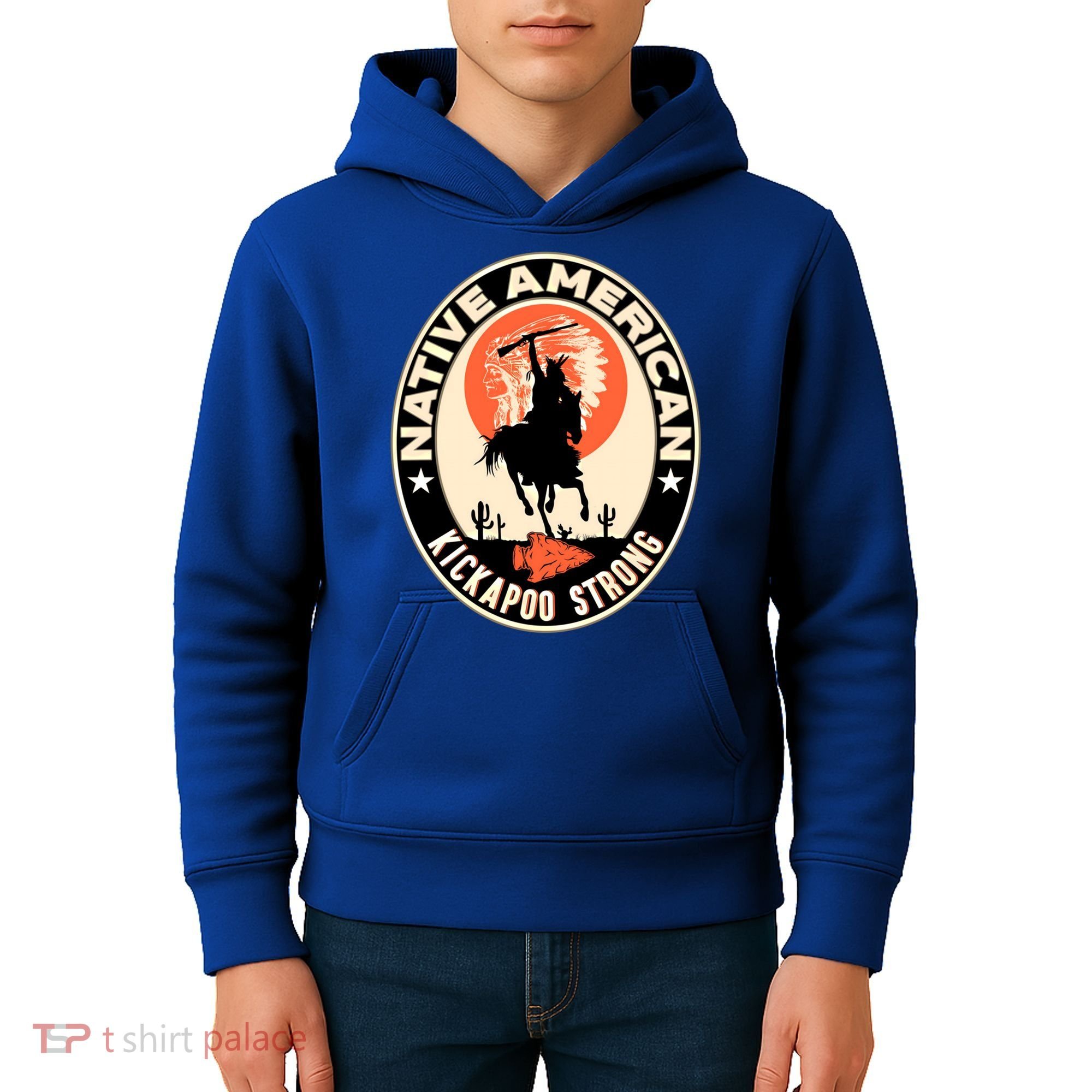 Kickapoo Tribe Native American Indian Pride Strong Gift Kids Hoodie