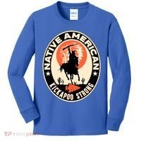 Kickapoo Tribe Native American Indian Pride Strong Gift Kids Long Sleeve Shirt thumb 0