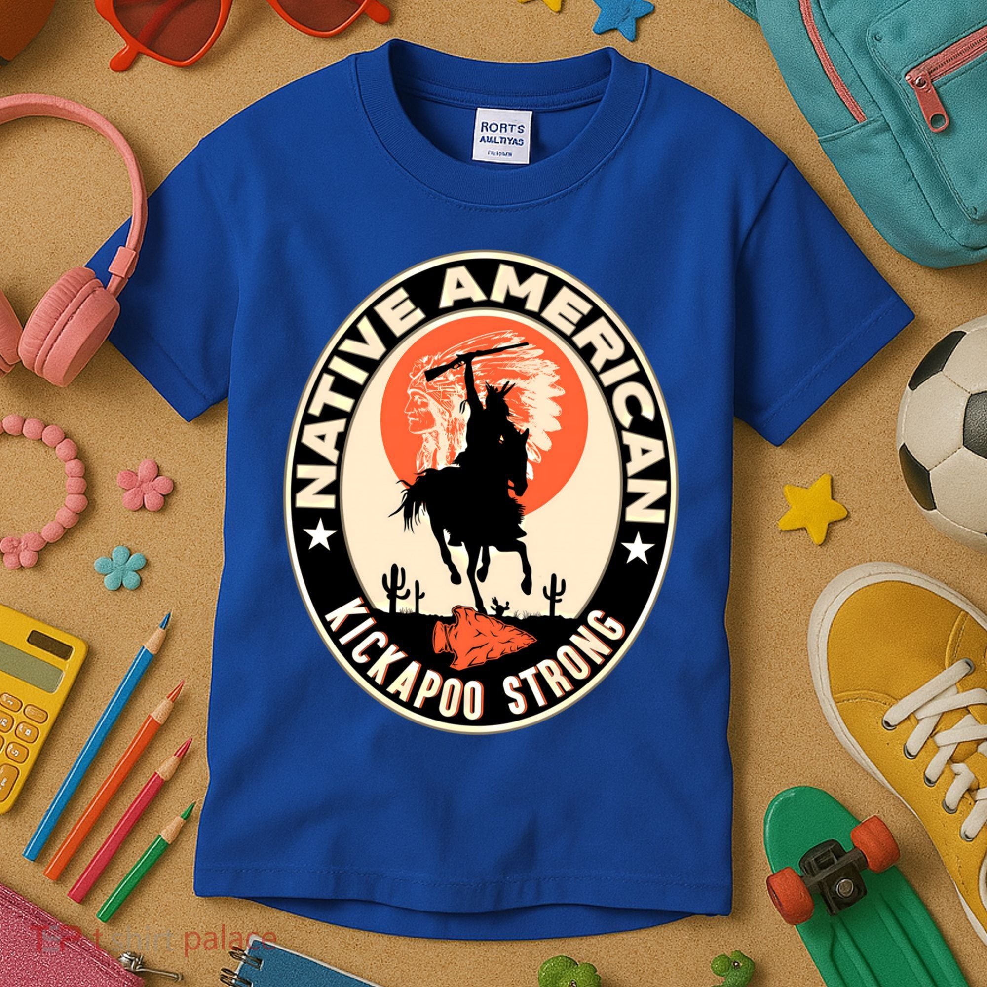 Kickapoo Tribe Native American Indian Pride Strong Gift Kids T-Shirt
