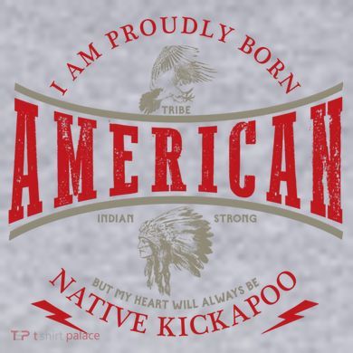 Kickapoo Tribe Native American Indian Strong Pride Retro Cute Gift Women's Racerback Cropped Tank