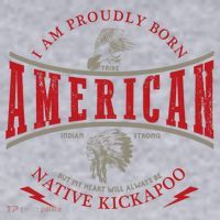 Kickapoo Tribe Native American Indian Strong Pride Retro Cute Gift Women's Racerback Cropped Tank thumb 2