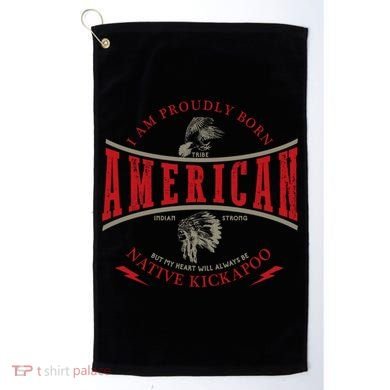 Kickapoo Tribe Native American Indian Strong Pride Retro Cute Gift Golf Towel