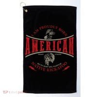 Kickapoo Tribe Native American Indian Strong Pride Retro Cute Gift Golf Towel thumb 0