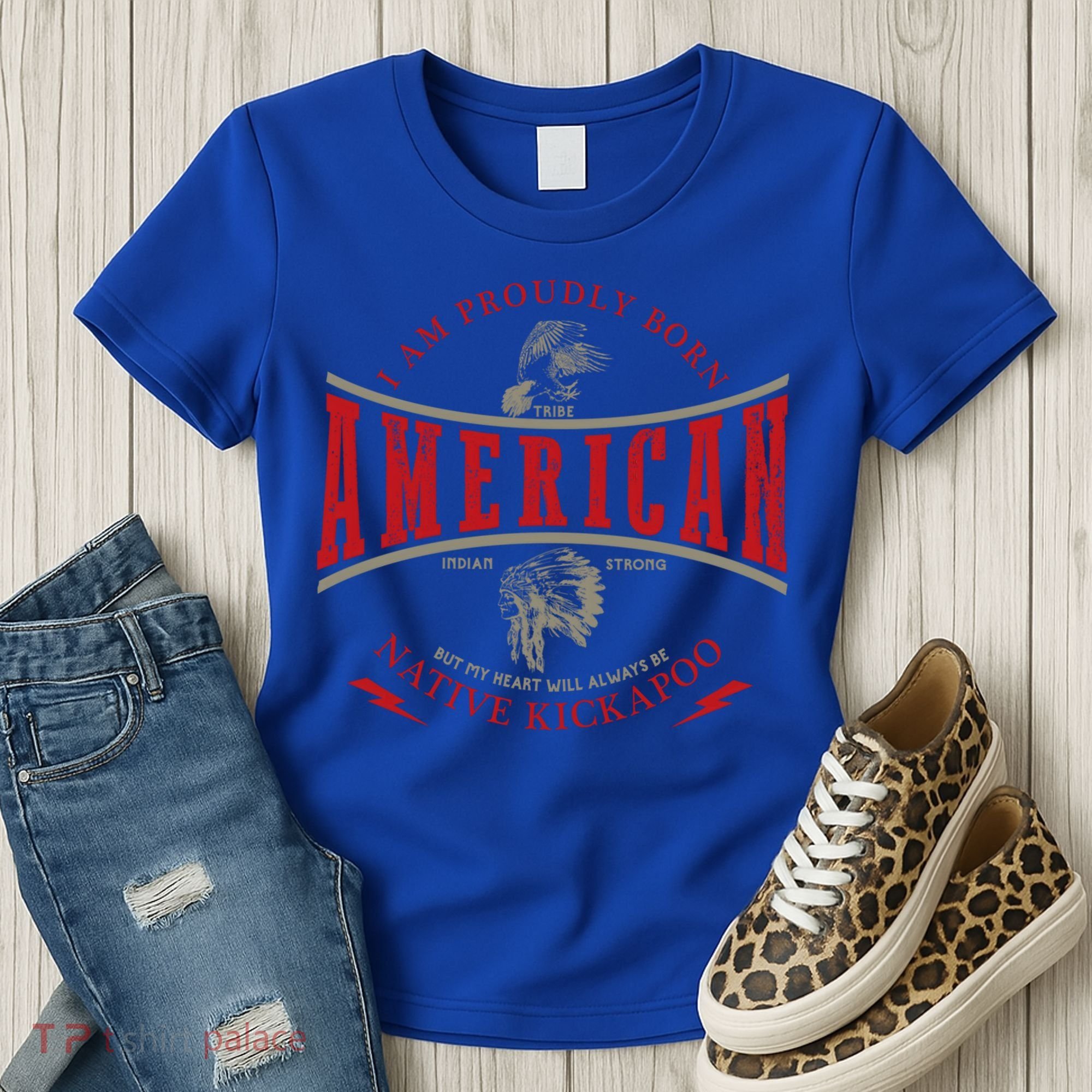 Kickapoo Tribe Native American Indian Strong Pride Retro Cute Gift Women's T-Shirt