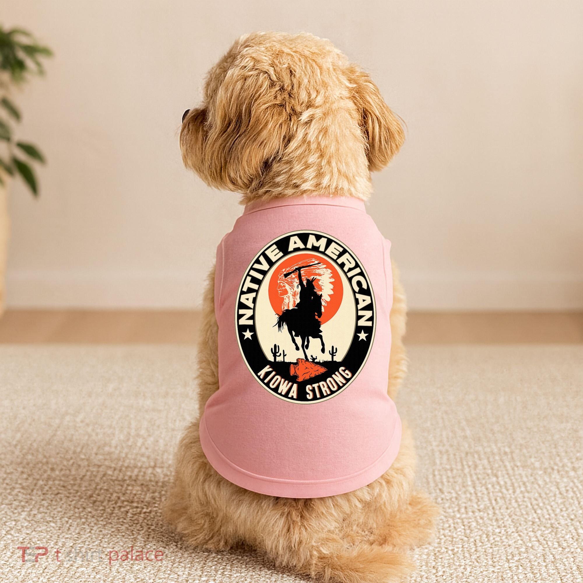 Kiowa Tribe Native American Indian Pride Strong Doggie Tank