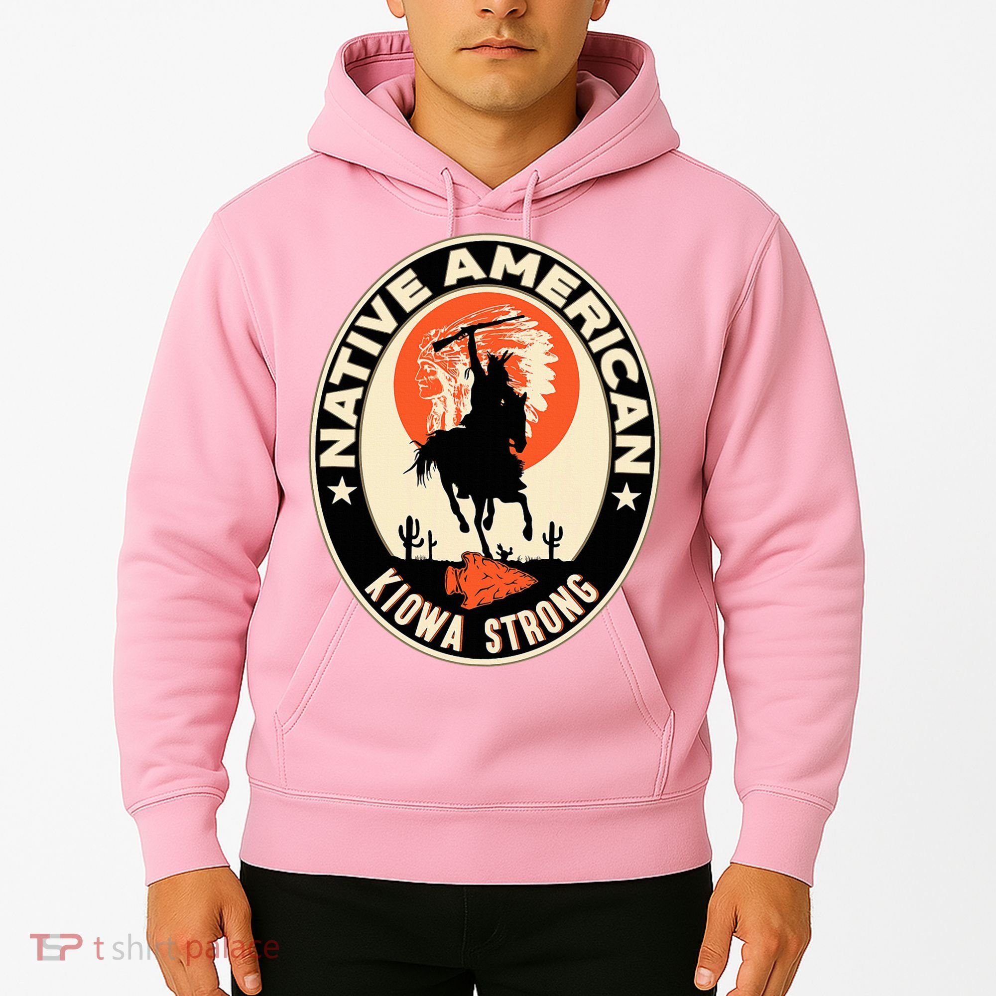 Kiowa Tribe Native American Indian Pride Strong Hoodie