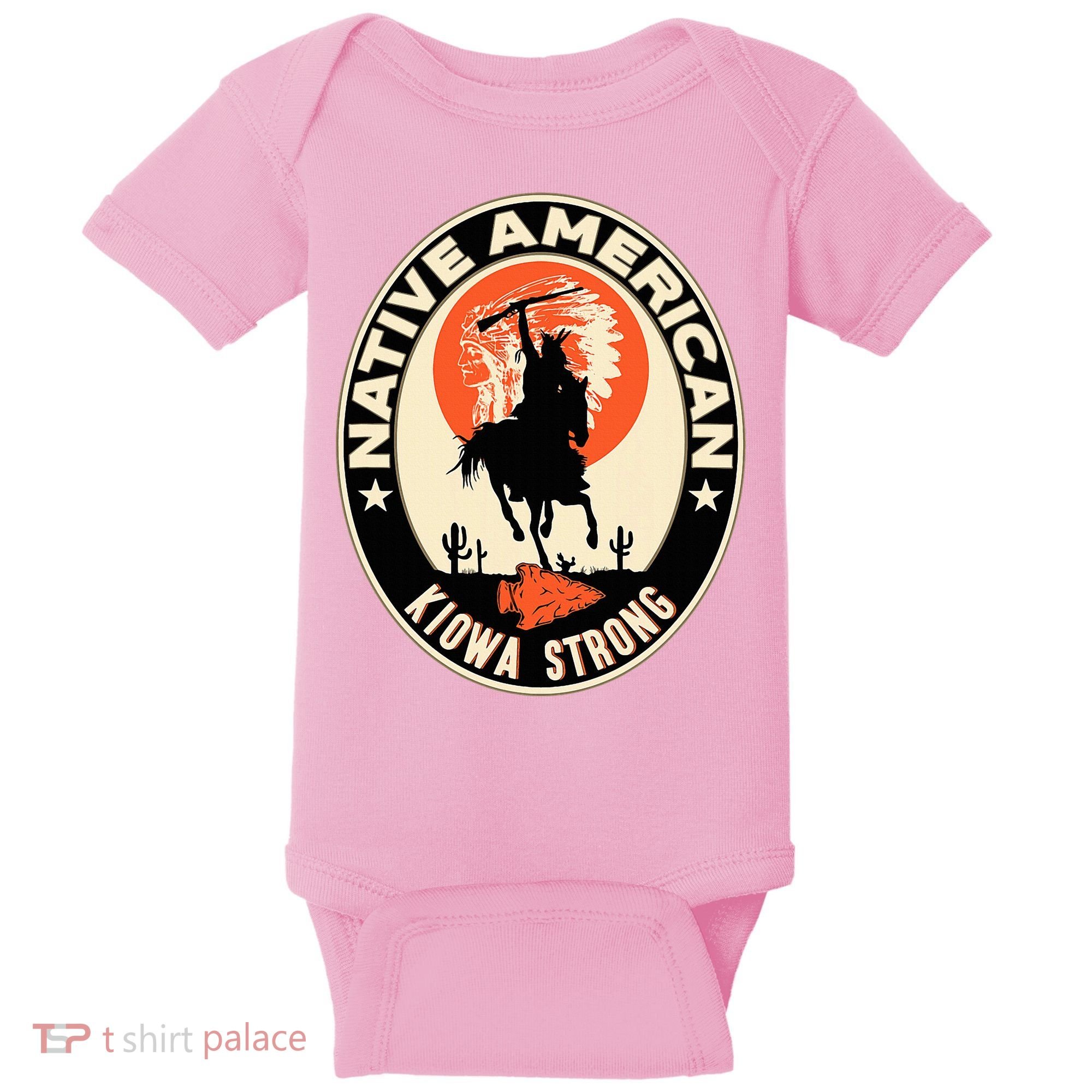 Kiowa Tribe Native American Indian Pride Strong Baby Bodysuit