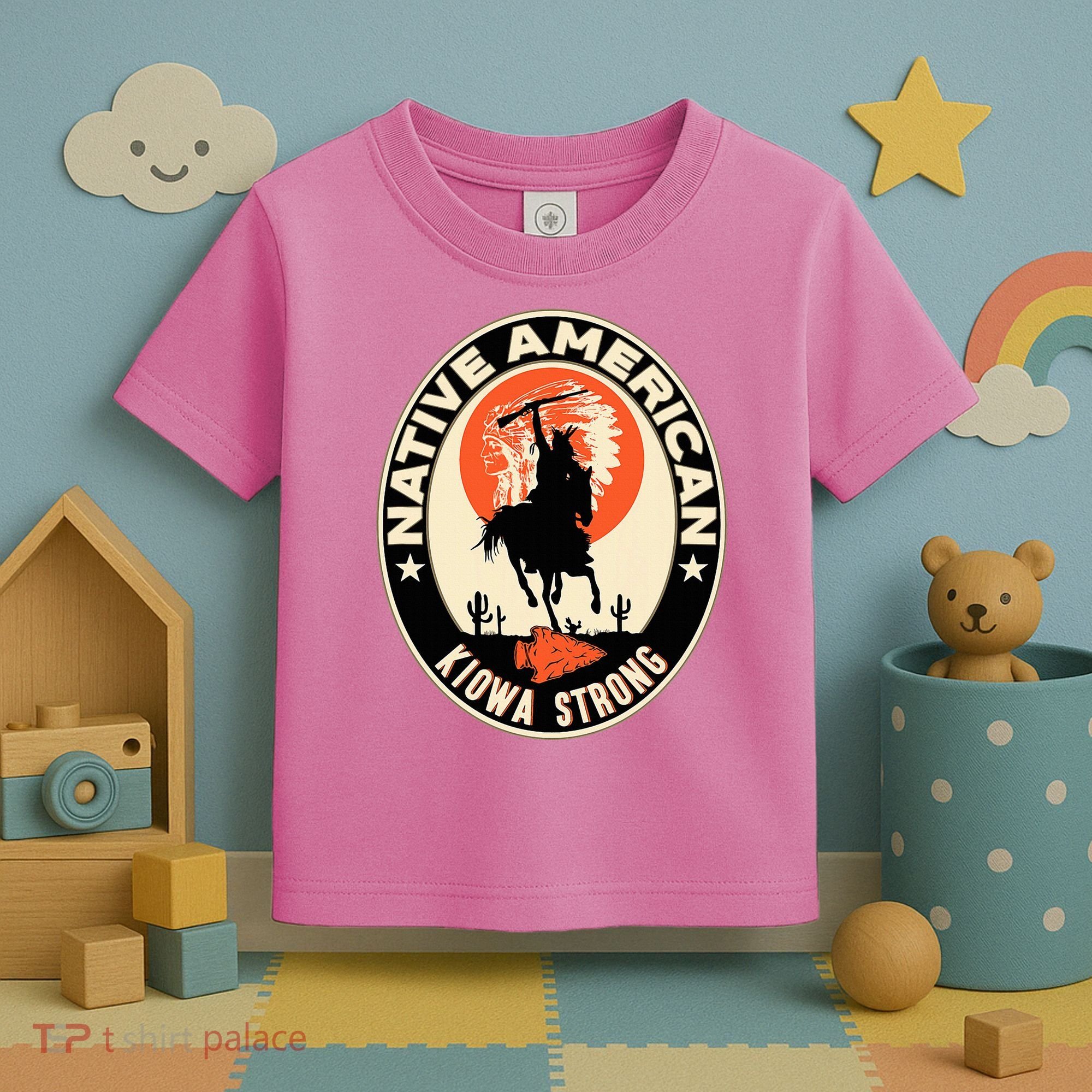 Kiowa Tribe Native American Indian Pride Strong Toddler T-Shirt