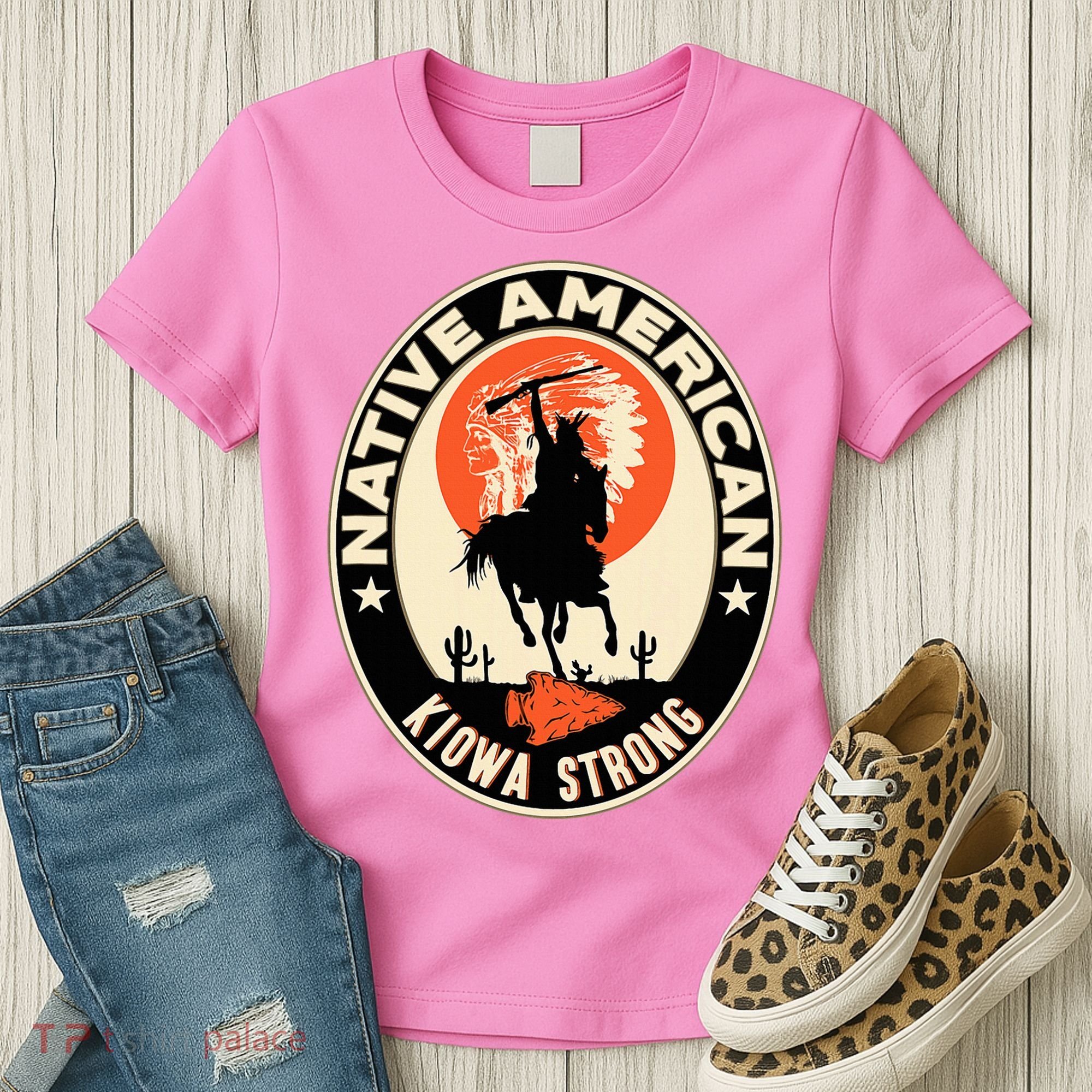 Kiowa Tribe Native American Indian Pride Strong Women's T-Shirt