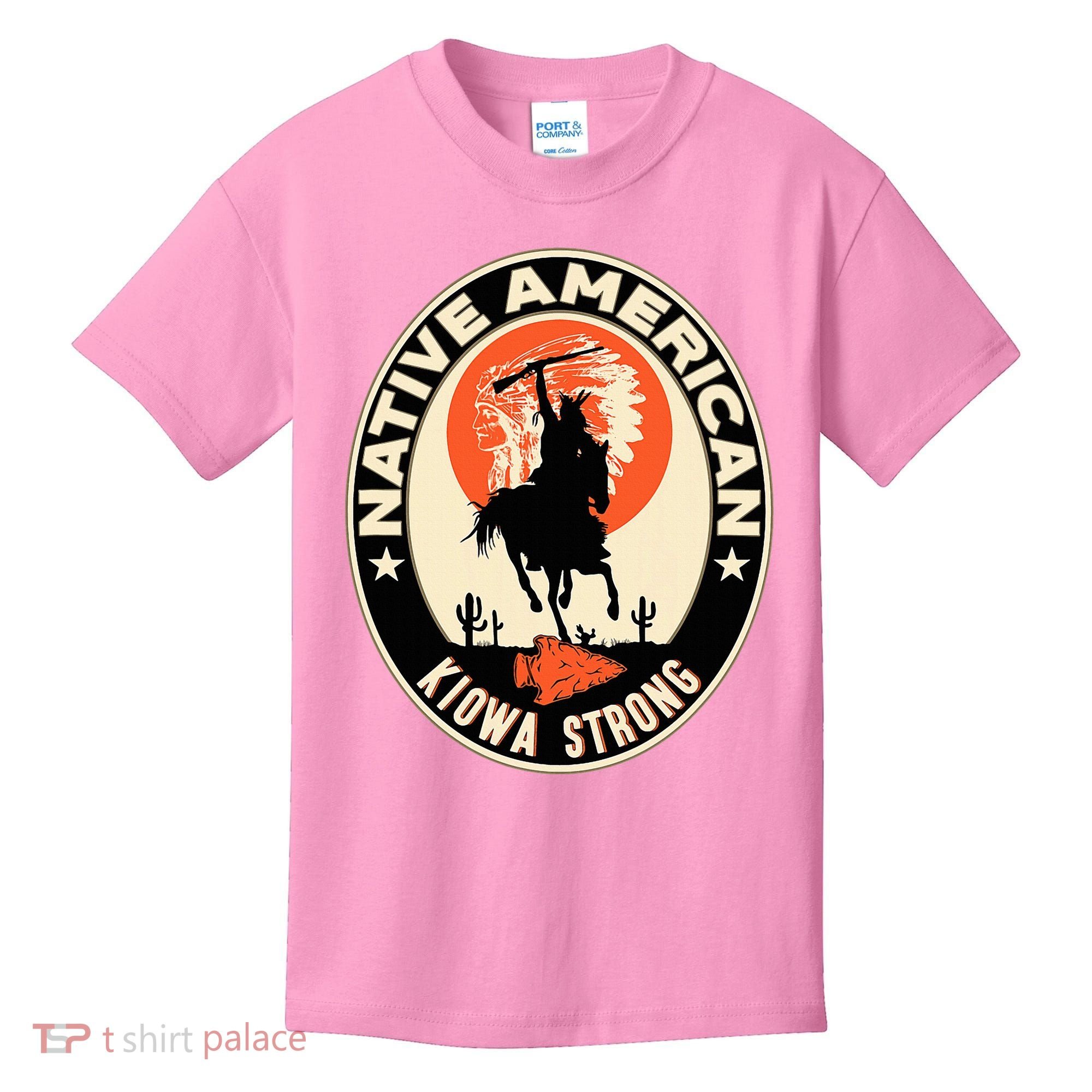 Kiowa Tribe Native American Indian Pride Strong Kids T-Shirt