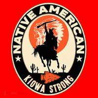 Kiowa Tribe Native American Indian Pride Strong Santa Hat thumb 1