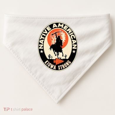 Kiowa Tribe Native American Indian Pride Strong USA-Made Doggie Bandana
