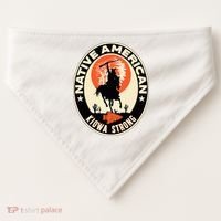 Kiowa Tribe Native American Indian Pride Strong USA-Made Doggie Bandana thumb 0