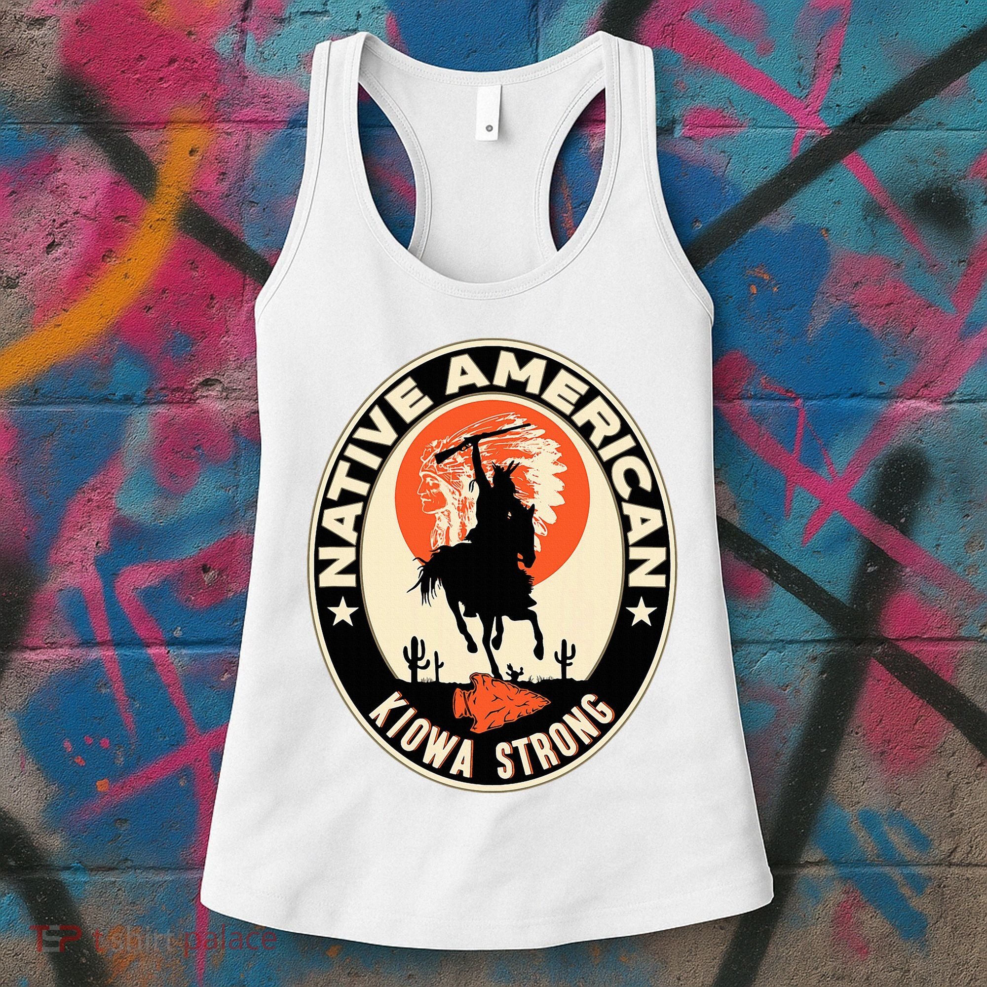 Kiowa Tribe Native American Indian Pride Strong Women's Tank Top