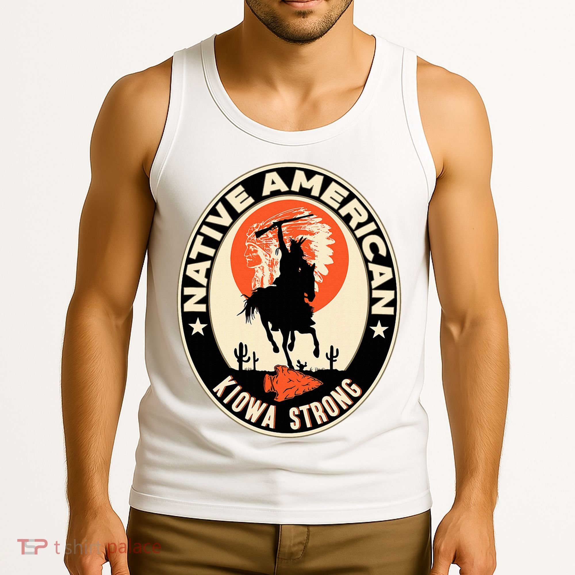Kiowa Tribe Native American Indian Pride Strong Tank Top