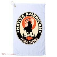 Kiowa Tribe Native American Indian Pride Strong Golf Towel thumb 0