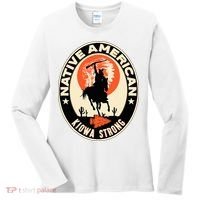 Kiowa Tribe Native American Indian Pride Strong Women's Long Sleeve Shirt thumb 0