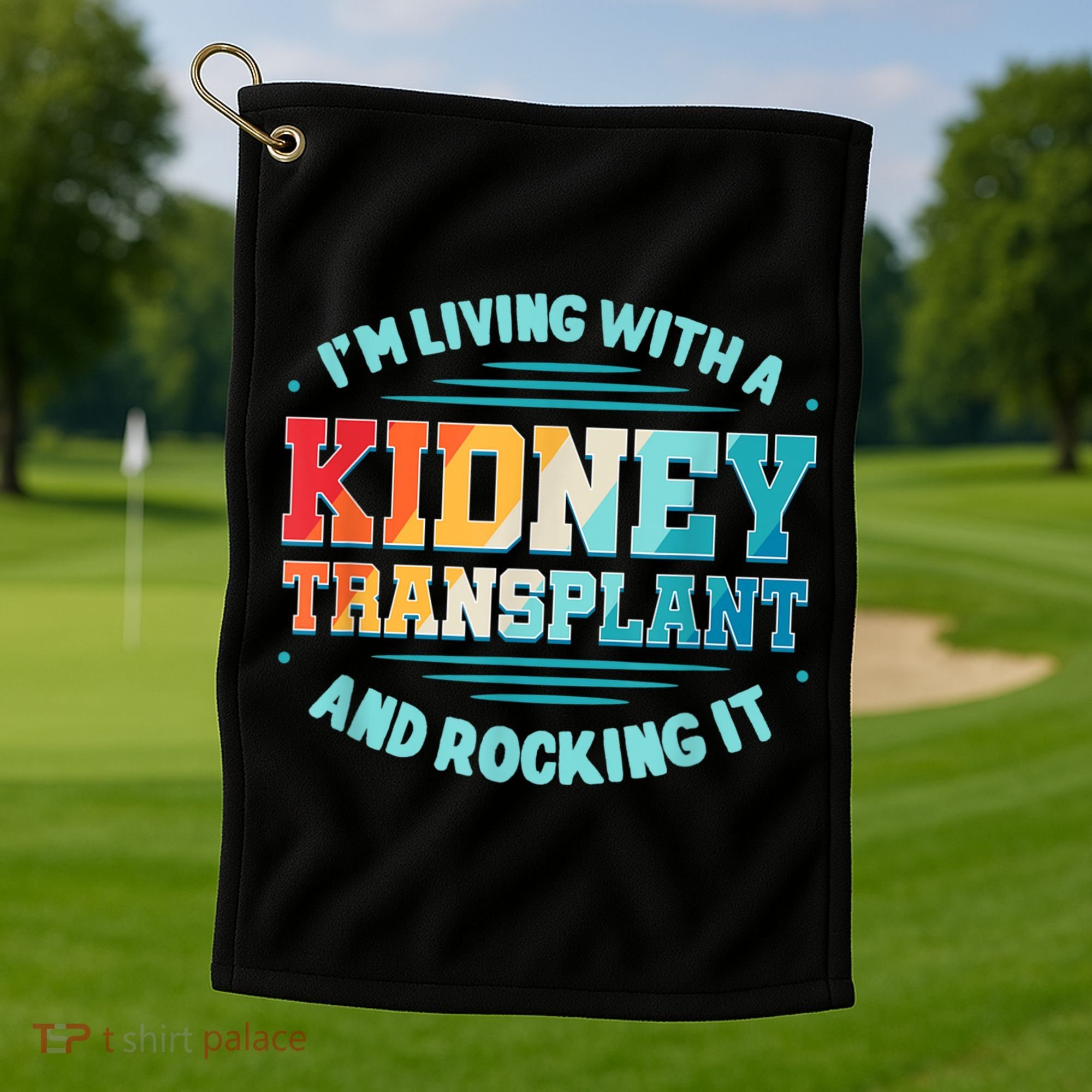 Kidney Transplant Organ Donor Transplantation Recipient Golf Towel